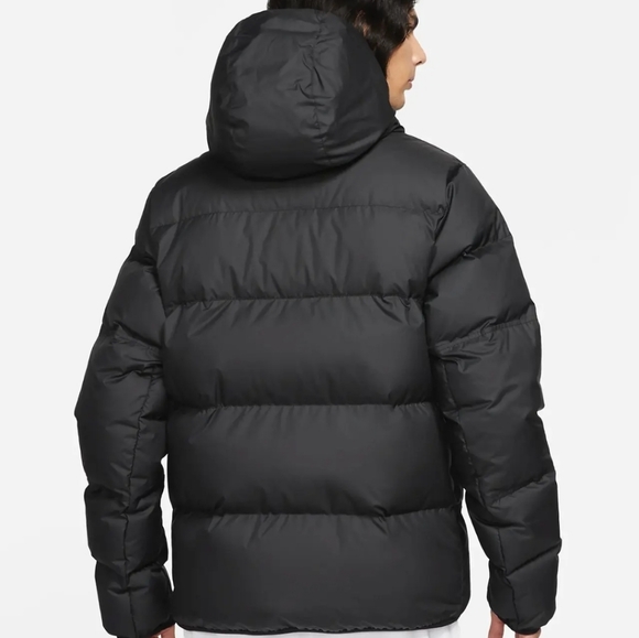 Nike Sportswear Storm-Fit Down Puffer Hooded Jacket Black DD6795-010 - Picture 2 of 9